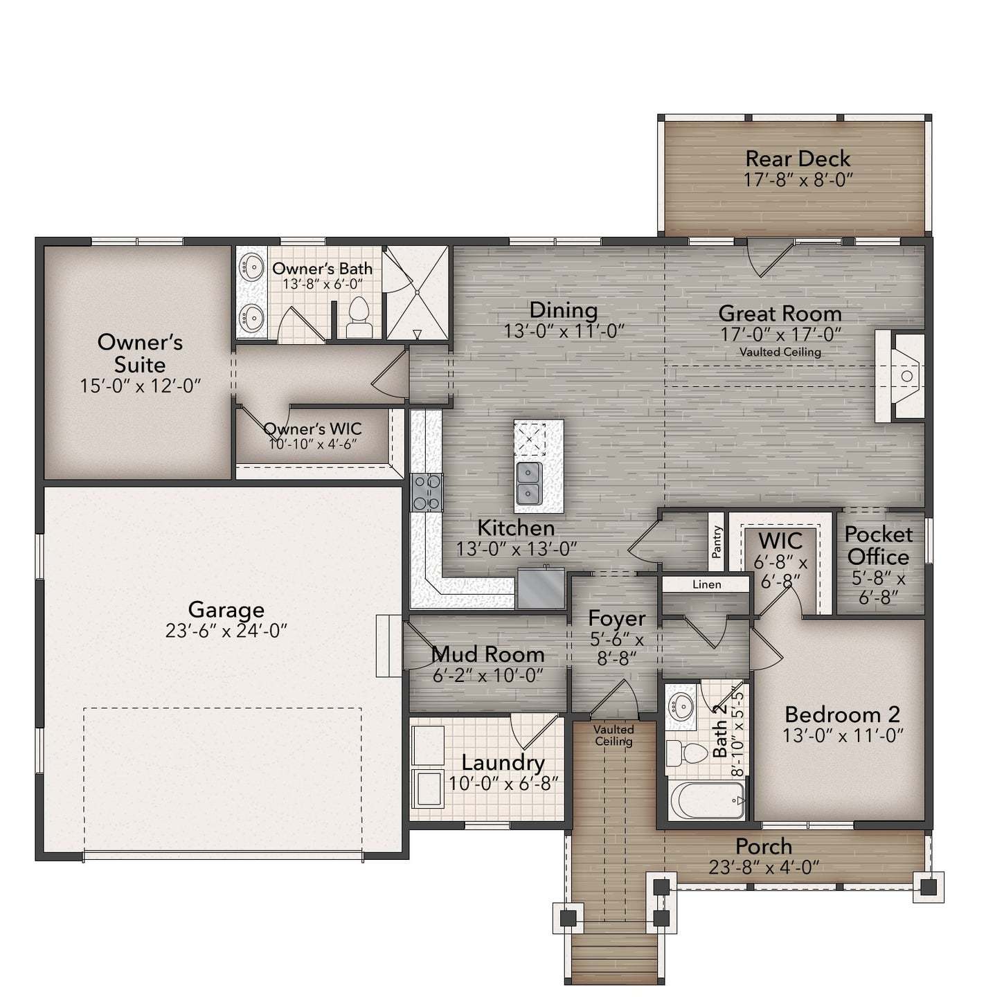 Blueridge New Home Floorplan IN Transylvania Count Plan at Brown Haven ...