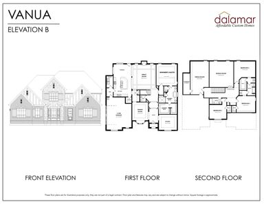 Vanua Custom Plan Floor Plan - Dalamar Homes