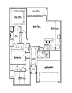 2051 Floor Plan - Colina Homes