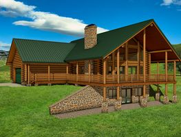 Wyoming 2 Floor Plan - Bear River Country Log Homes