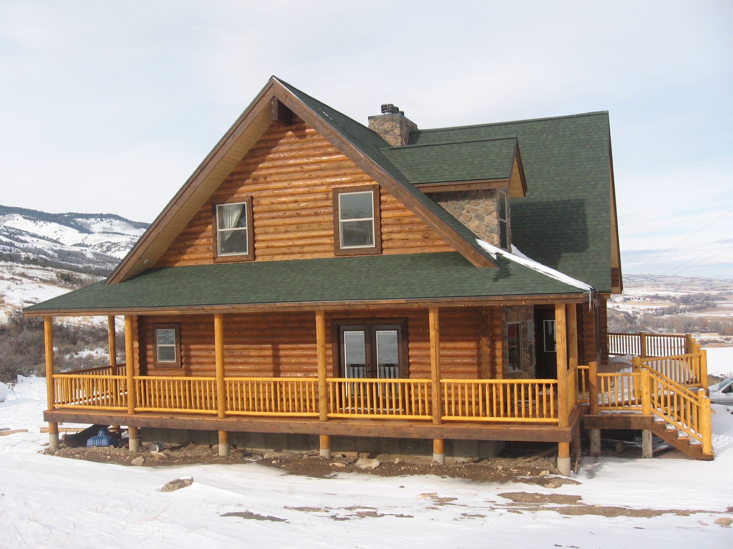 Wellsville - Bear River Country Log Homes: Hyde Park, Utah - Bear River Country Log Homes