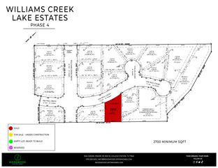 Williams Creek Lake Estates por Ridgewood Custom Homes en Bryan-College Station Texas