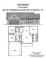 N 8913 Wildflower Lane Brillion Dakota Floor Plan - Van’s Realty & Construction