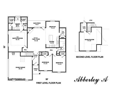Abberley A Plan Floor Plan - Legacy New Homes