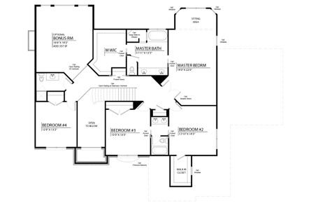 Jonathan II Floor Plan - DJK Custom Homes