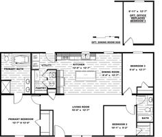 Home Details Floor Plan - Freedom Homes