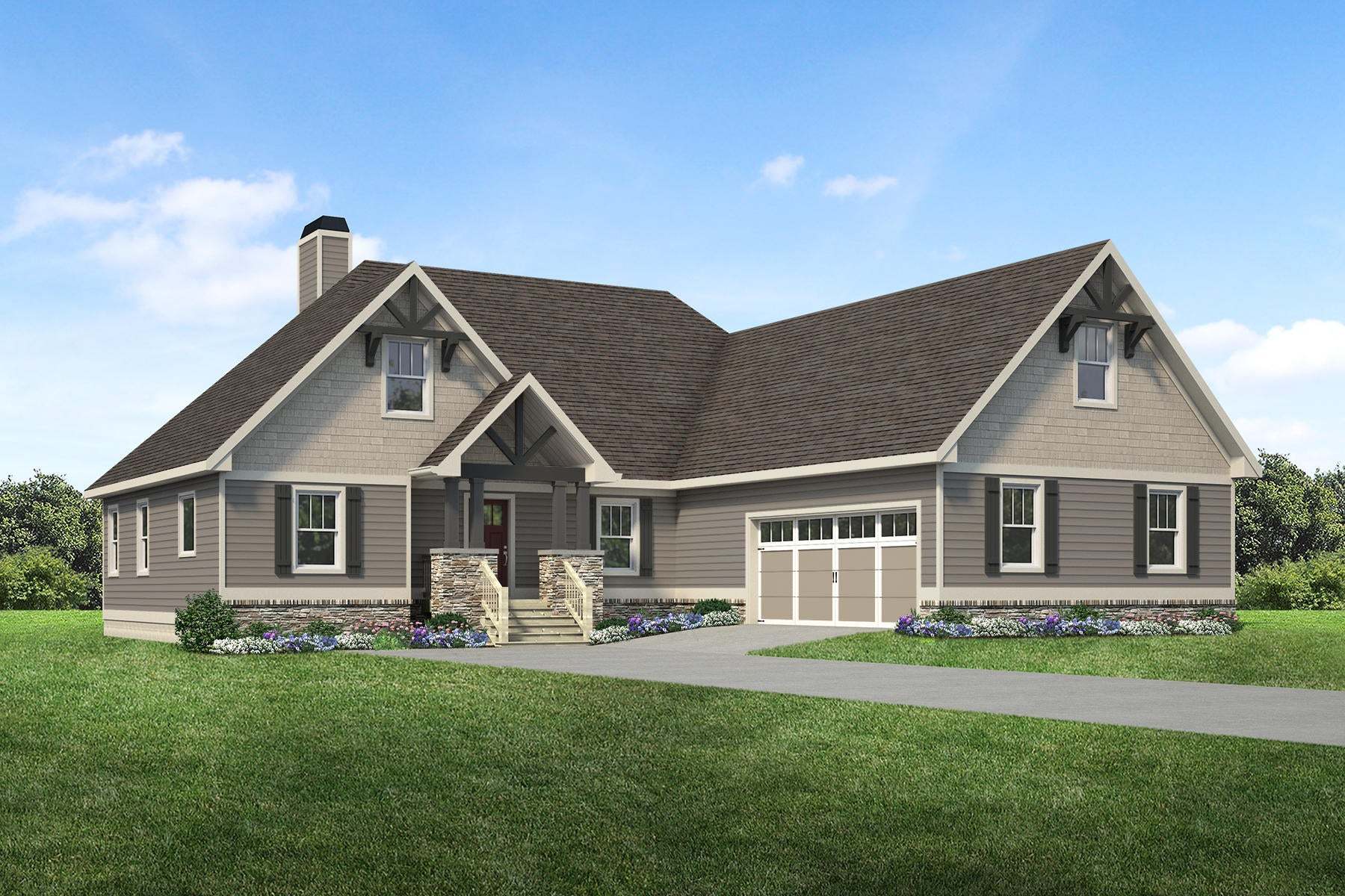 The Cedarcliff Transylvania NC Plan at Brown Haven Homes in Anderson ...