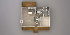 The Chancey White Floor Plan - Brown Haven Homes