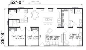 Lilac Ranch Modular Home Floor Plan - Next Modular