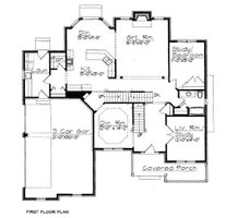 The Garfield Model Floor Plan - Klimaitis Builders