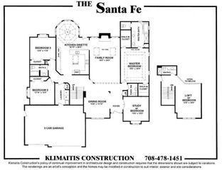 The Santafe Model - Klimaitis Builders: Orland Park, Illinois - Klimaitis Builders