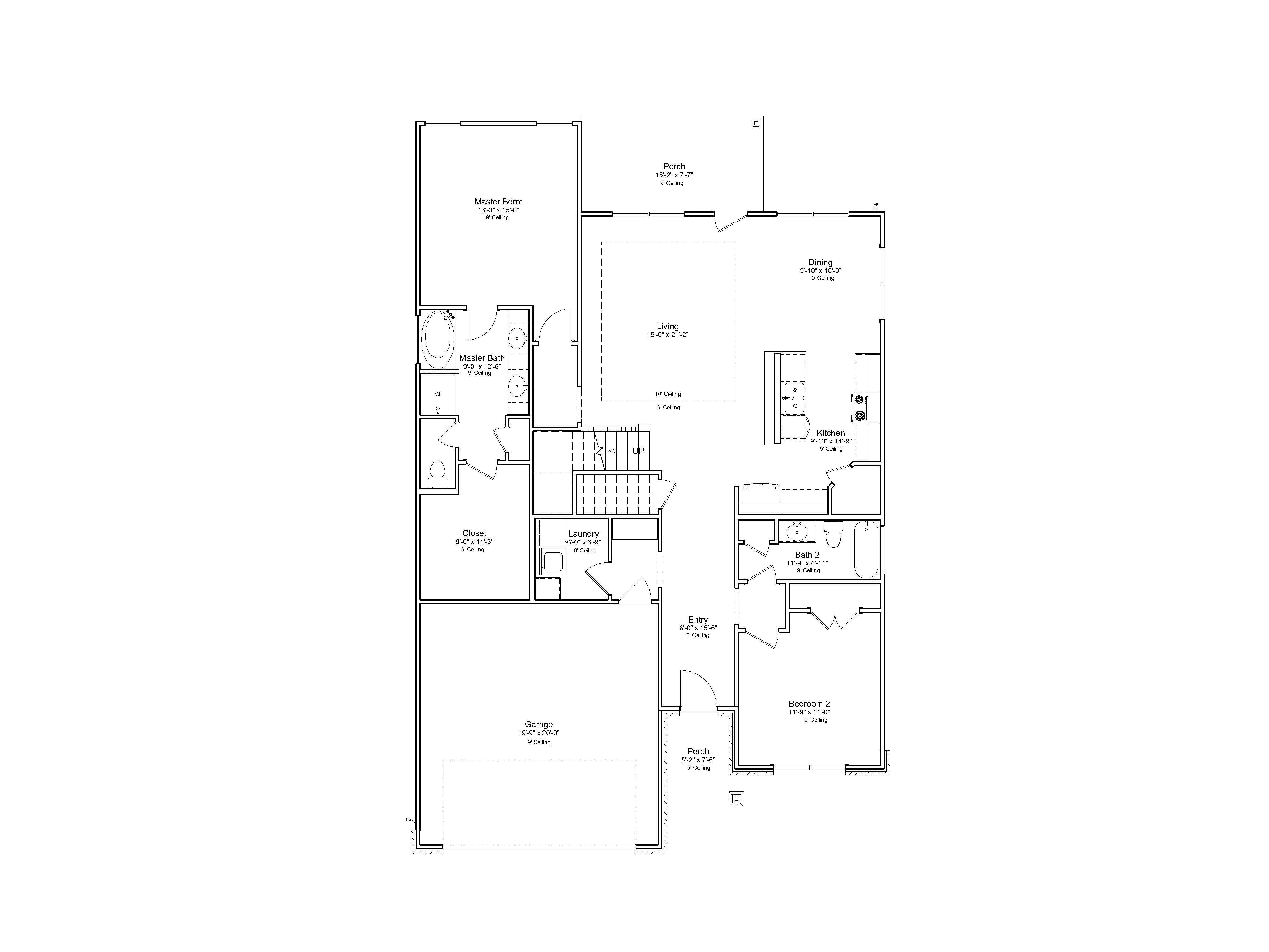 casa en Southern Pointe por Ranger Home Builders