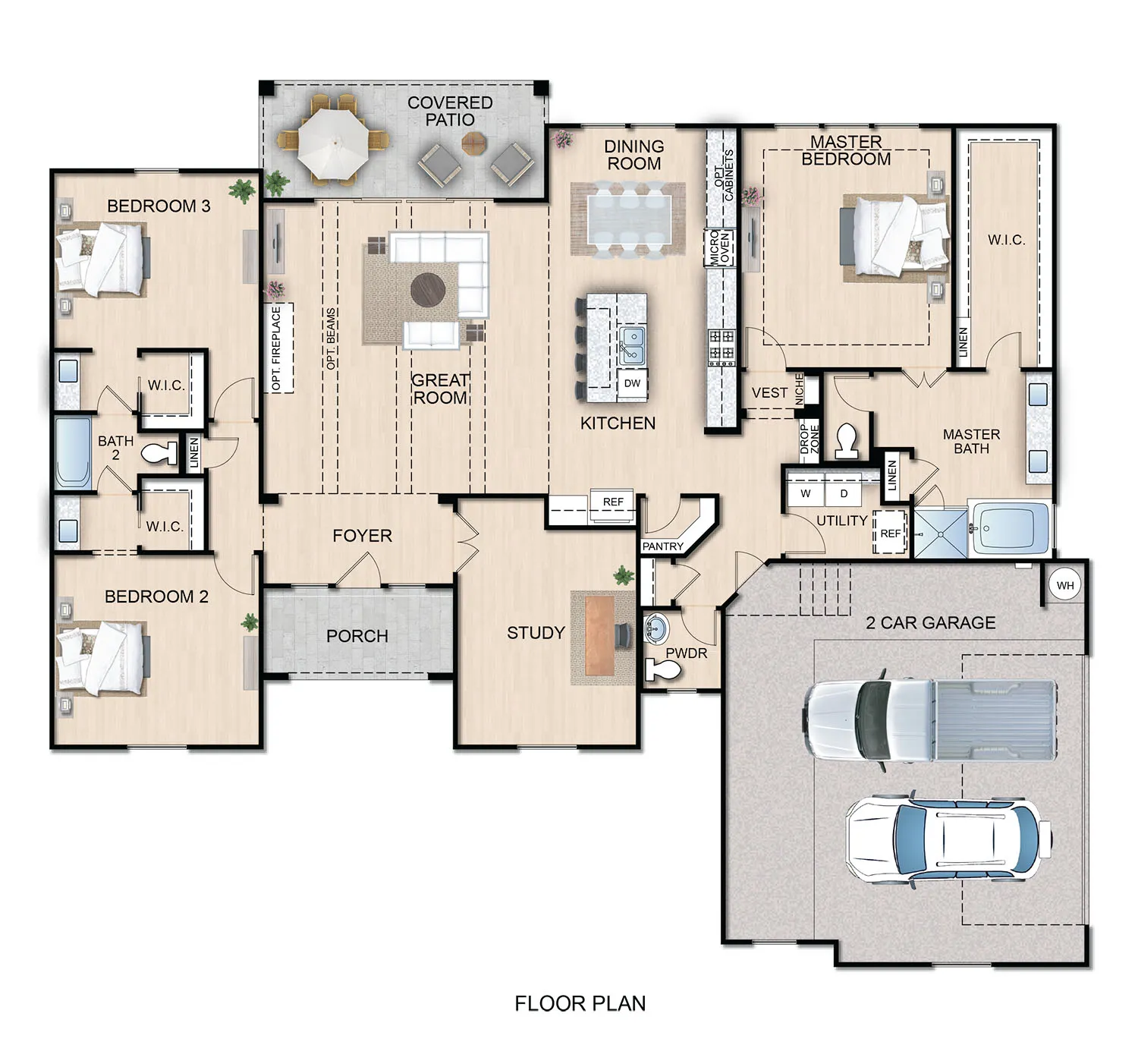 Customin New Braunfels, TX por Journey Homes en San Antonio Texas