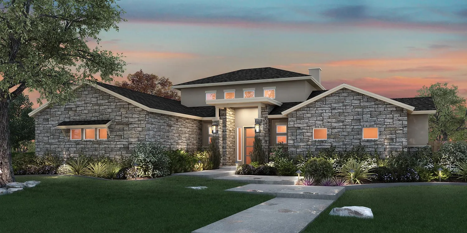 Rockin’ J Ranch Luxury por Journey Homes en San Antonio Texas