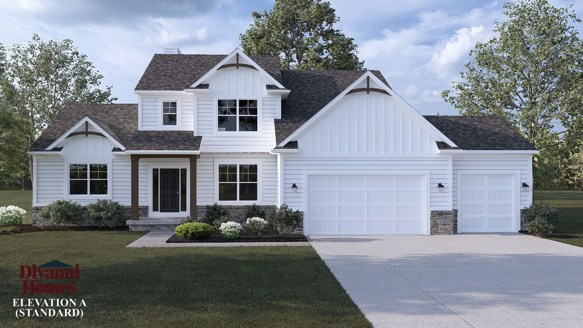 Woodstone Plan at Diyanni Homes in Reynoldsburg, OH by Diyanni Homes