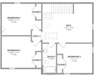 The Hayes 1 C - June Lake: Spring Hill, Tennessee - Signature Homes