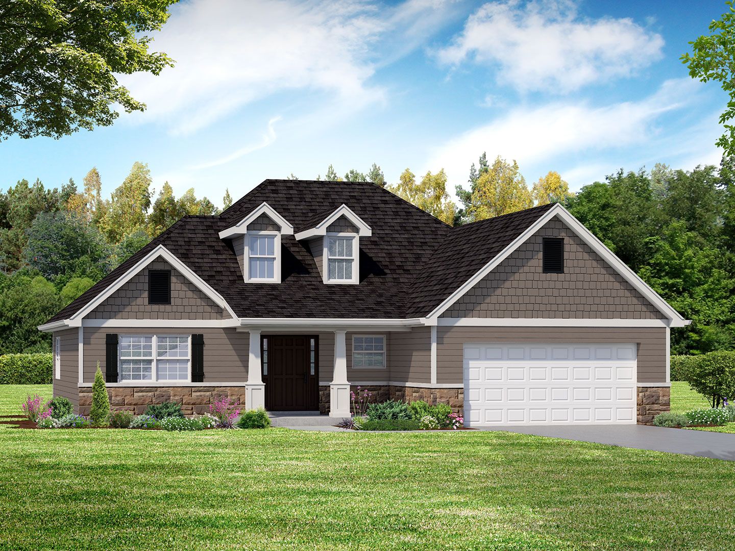 casa en Hunters Chase por Phillippe Builders, Inc.