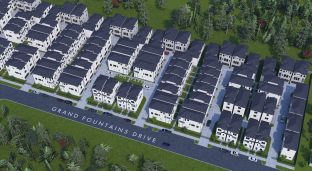 The Corner At Buffalo Pointe por Cityside Homes en Houston Texas