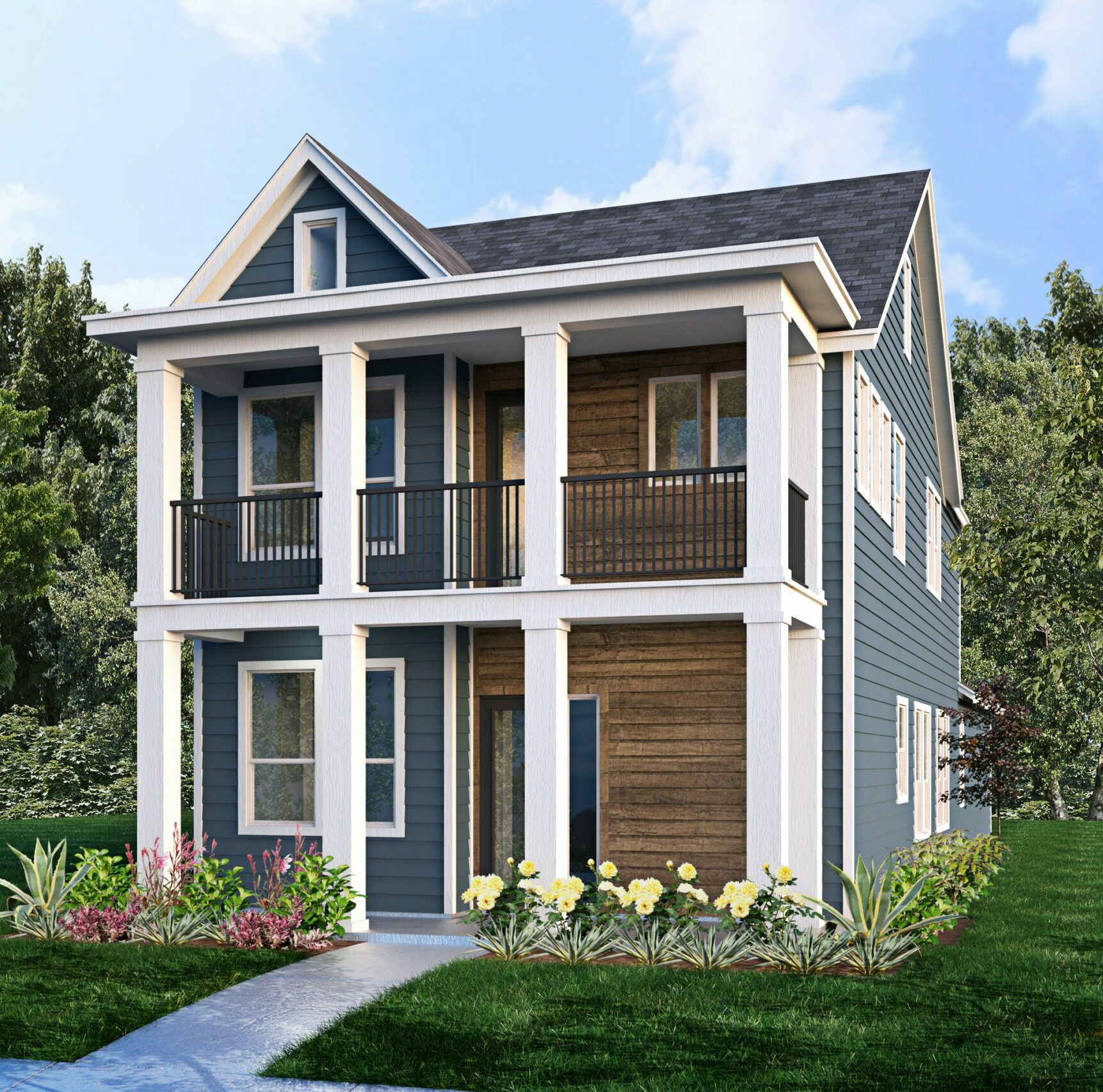 The Enclave At Dulce Lane por Wes Peoples Homes en Austin Texas