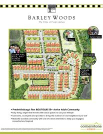Barley Woods The Villas Of Fredericksburg por Cornerstone Homes en Washington Virginia