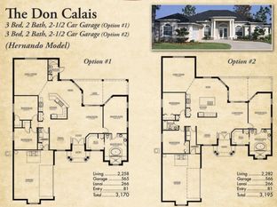 Plan 1 - Dream Custom Homes, Inc.: Spring Hill, Florida - Dream Custom Homes, Inc.