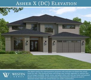 Colton por Westin Homes en Houston Texas