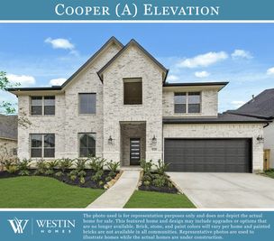 The Grand Prairie por Westin Homes en Houston Texas