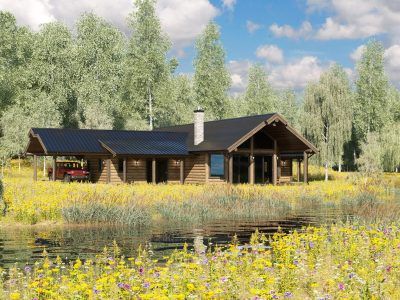 casa en Sierra Log & Timber por Sierra Log & Timber