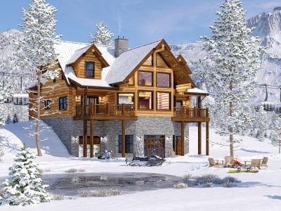 casa en Sierra Log & Timber por Sierra Log & Timber