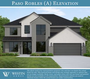 Paso Robles - Santa Rita Ranch: Liberty Hill, Texas - Westin Homes