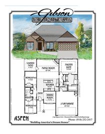 The Villas At Bricktown East por Gibson Homes en Tulsa Oklahoma