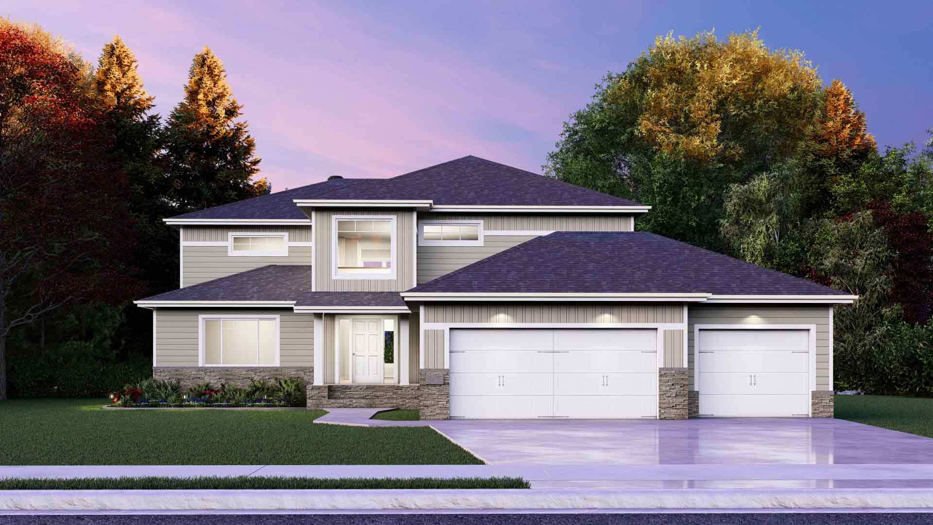 The Santa FE Custom Plan - The Wilds: West Fargo, North Dakota - Heritage Homes