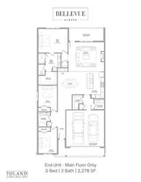 End Unit Main Floor Only 699 900 - Toland Construction: Auburn, Georgia - Toland Construction