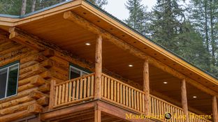 Meadowlark Rancher Meadowlark Log Homes - Meadowlark Log Homes: Libby, Washington - Meadowlark Log Homes