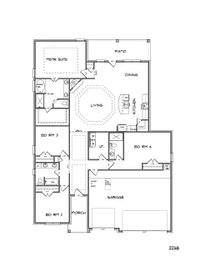 Herring Legacy Estates por Carothers Homes en Killeen Texas