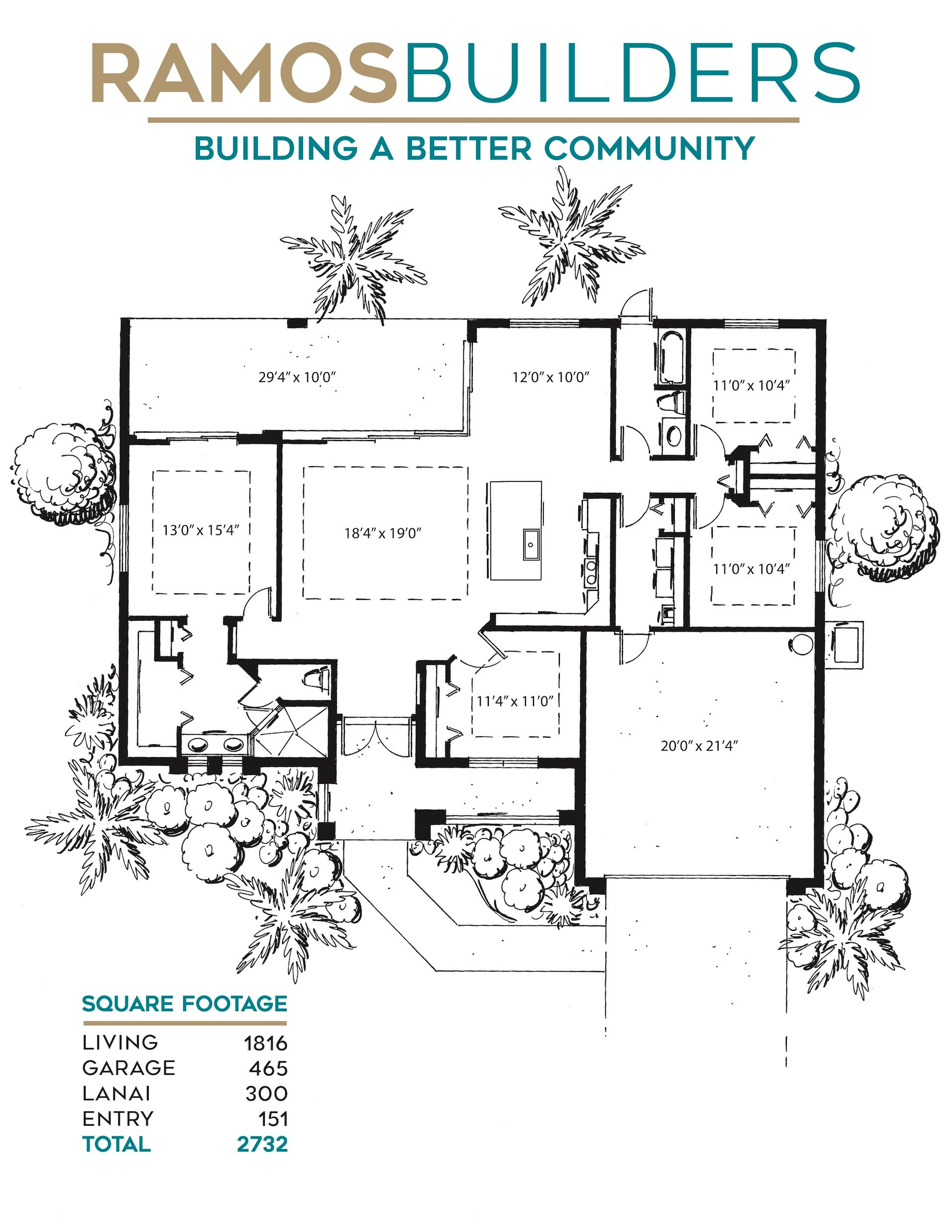 casa en Ramos Builders, Inc. por Ramos Builders, Inc.