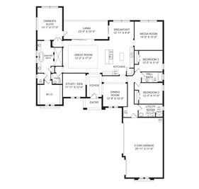 Lake Toscana por Sunrise Homes, Inc en Tampa-St. Petersburg Florida
