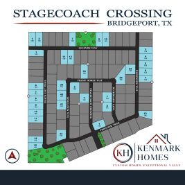 Stagecoach Crossing por Kenmark Homes en Fort Worth Texas