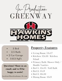 Mills Creek por Hawkins Homes LLC en Clarksville Tennessee