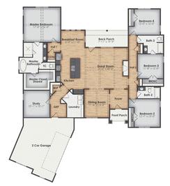 Aberdeen A - BC Stone Homes: Lagrange, Georgia - BC Stone Homes