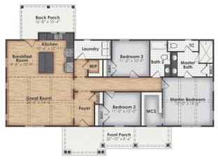 Concord A - BC Stone Homes: Lagrange, Georgia - BC Stone Homes