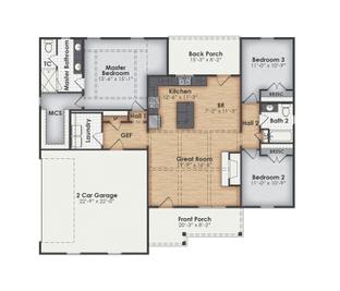 Glendale A - BC Stone Homes: Lagrange, Georgia - BC Stone Homes