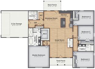 Huntington A - BC Stone Homes: Lagrange, Georgia - BC Stone Homes
