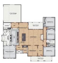 Langford A - BC Stone Homes: Lagrange, Georgia - BC Stone Homes