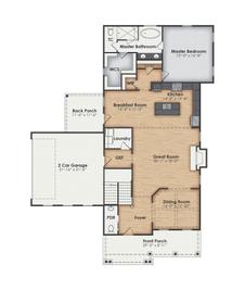 Lismore A - BC Stone Homes: Lagrange, Georgia - BC Stone Homes