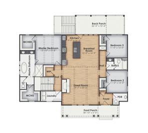 Rayborn W Basement A - BC Stone Homes: Lagrange, Georgia - BC Stone Homes