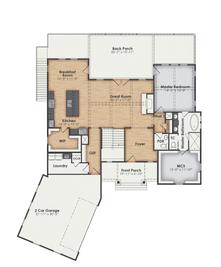 Rockdale W Basement A - BC Stone Homes: Lagrange, Georgia - BC Stone Homes