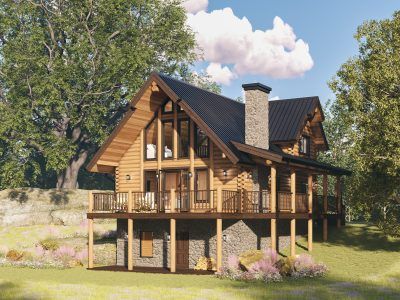 casa en Sierra Log & Timber por Sierra Log & Timber