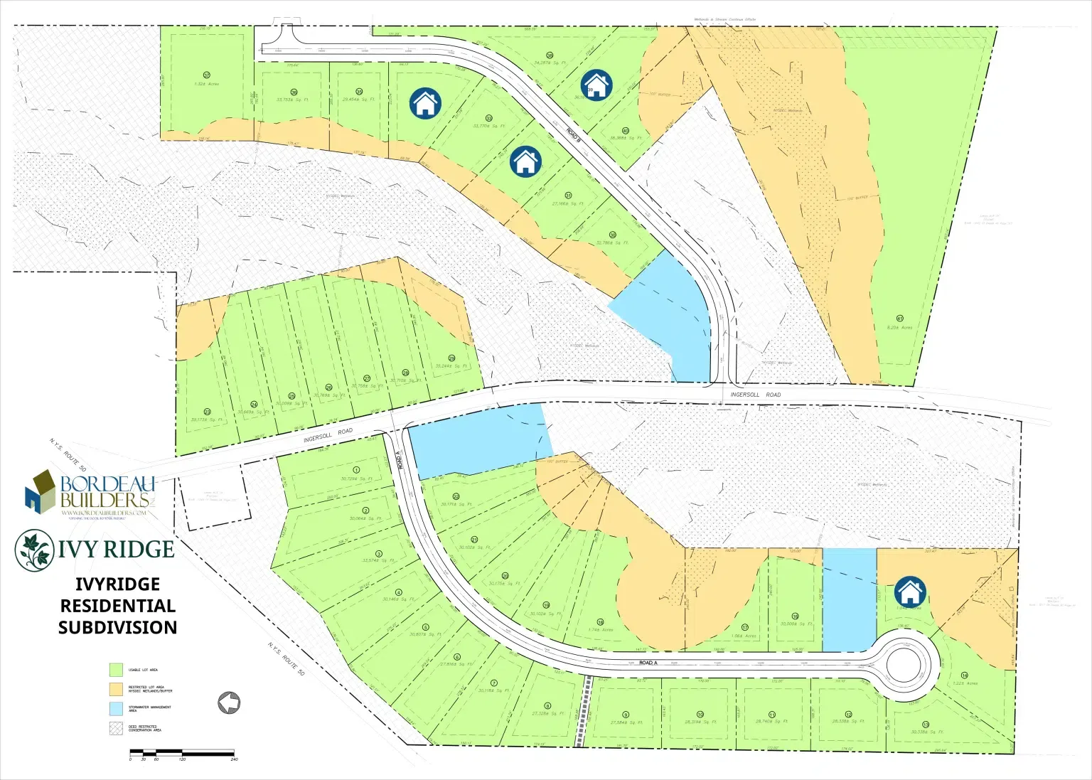 Ivy Ridge por Bordeau Builders, Inc. en Albany-Saratoga New York