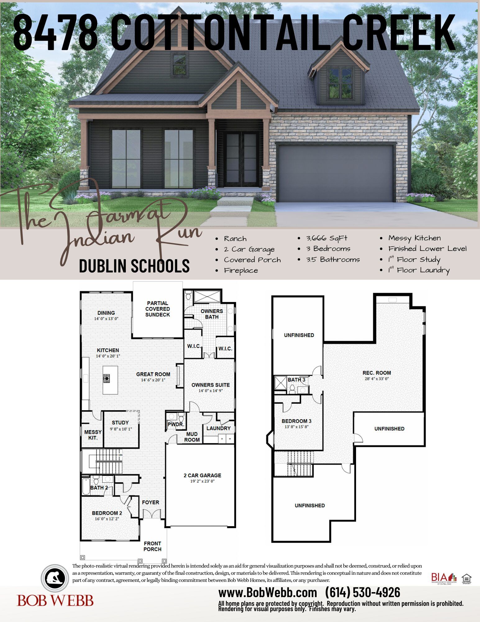 8478 Cottontail Creek - The Farm At Indian Run – New Construction Communities Near M: Plain City, Ohio - Bob Webb